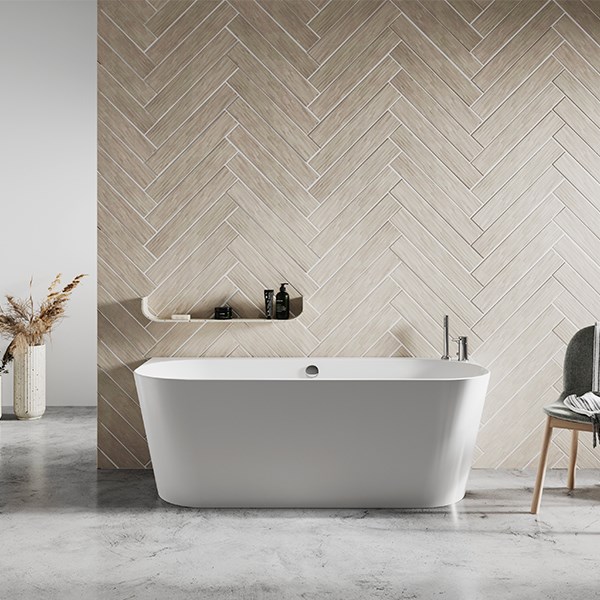Strømberg Nino Back-To-Wall kar 1650x750mm - VVS FORHANDLEREN